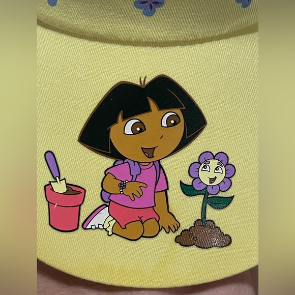 Vintage Y2K Dora The Explorer Nick Jr Toddler Visor - Picture 2 of 5
